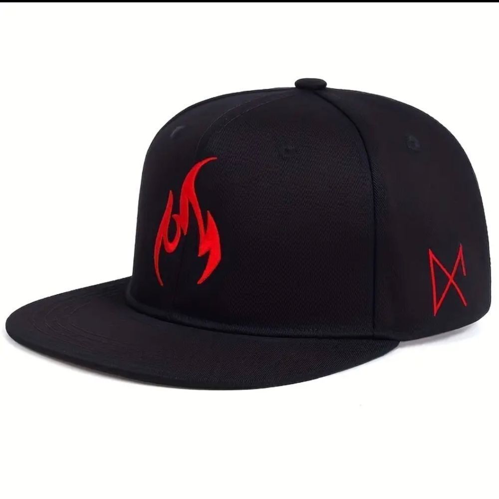Men's Casual Hip Hop Flame Baseball Cap